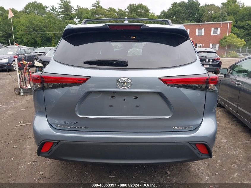 2022 Toyota Highlander Xle VIN: 5TDHZRBH6NS219470 Lot: 40053397