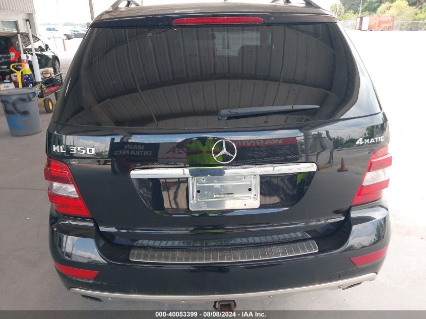 2009 Mercedes-Benz Ml 350 VIN: 4JGBB86E79A464734 Lot: 40053399