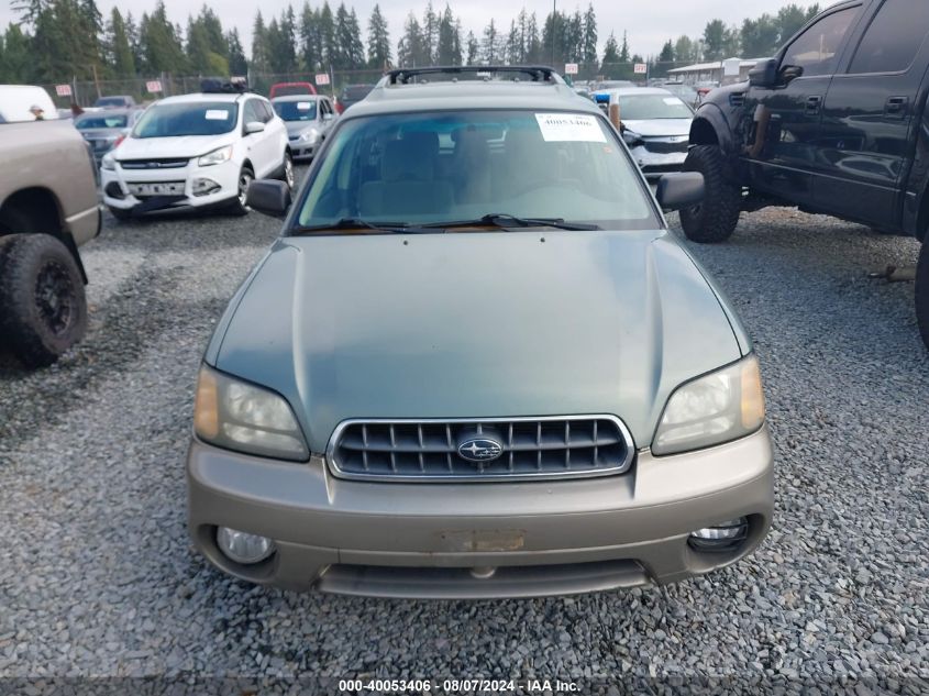 2003 Subaru Outback VIN: 4S3BH675436602956 Lot: 40053406