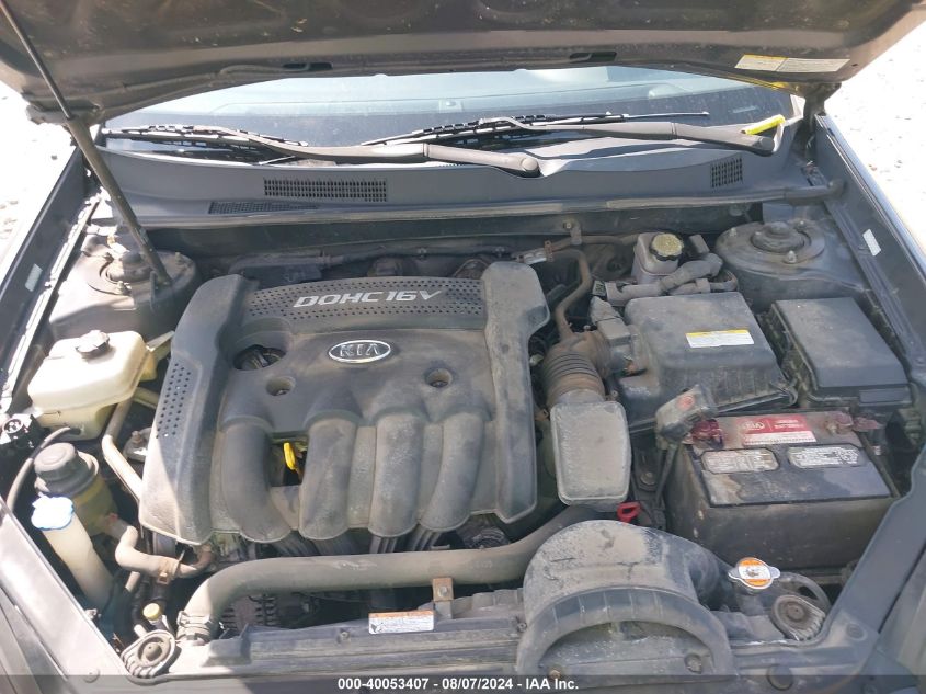 2007 Kia Optima Lx/Ex VIN: KNAGE123875144340 Lot: 40053407