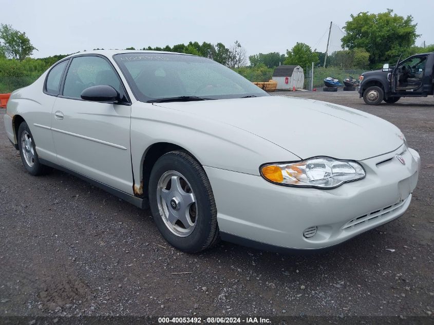 2G1WW12E839233022 | 2003 CHEVROLET MONTE CARLO