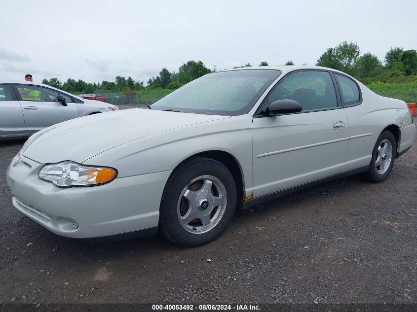 2G1WW12E839233022 | 2003 CHEVROLET MONTE CARLO