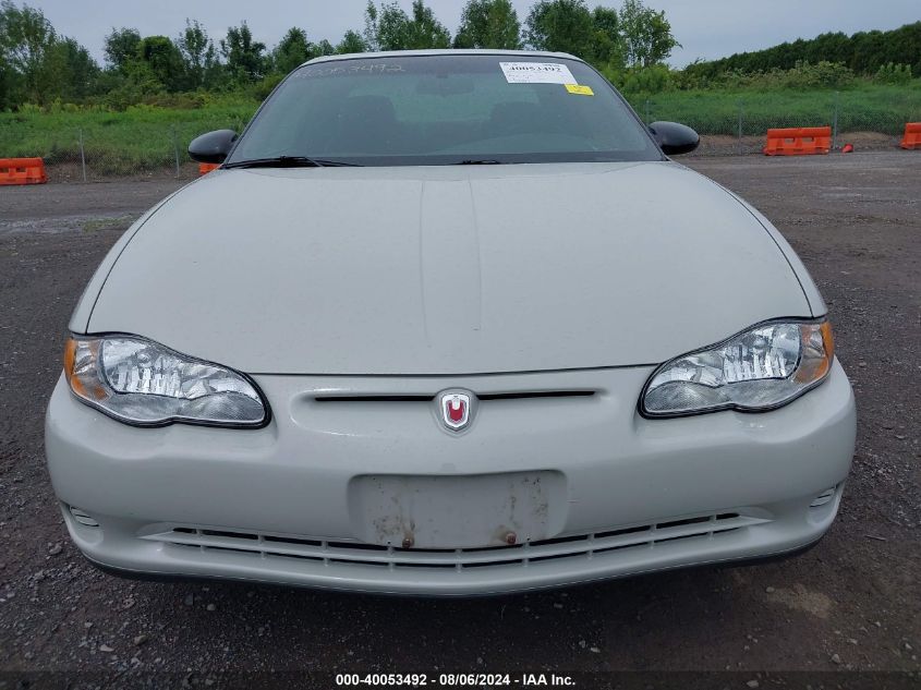 2G1WW12E839233022 | 2003 CHEVROLET MONTE CARLO