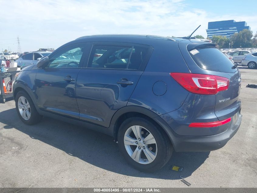 2011 Kia Sportage Lx VIN: KNDPB3A20B7053348 Lot: 40053495