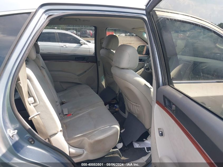 2008 Hyundai Veracruz Gls/Limited/Se VIN: KM8NU13C28U074090 Lot: 40053501