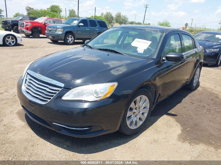 2013 Chrysler 200 Lx VIN: 1C3CCBAB7DN646827 Lot: 40053511