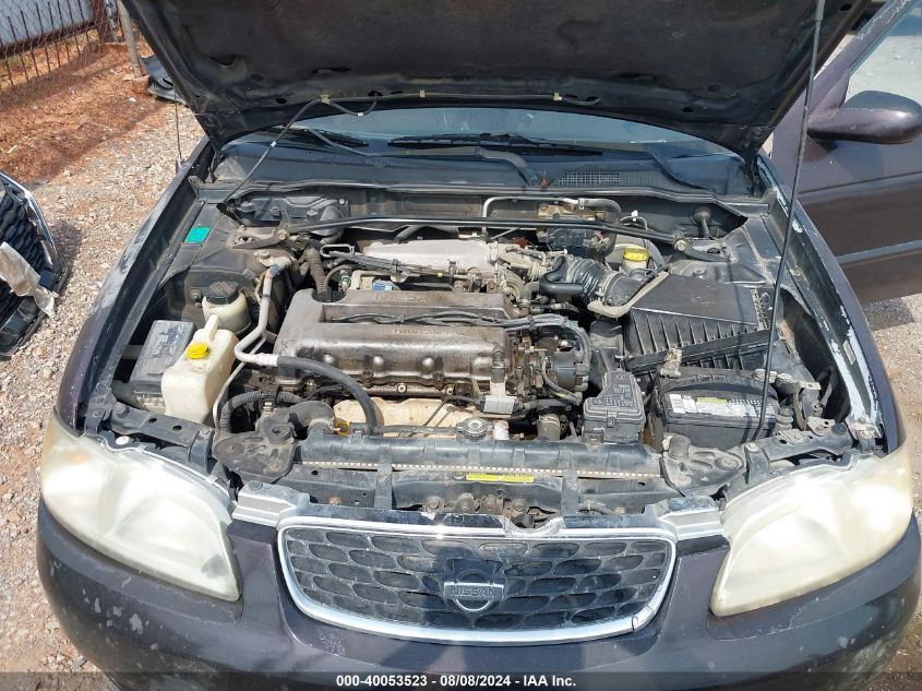 2001 Nissan Sentra Se VIN: 3N1BB51D11L127834 Lot: 40053523