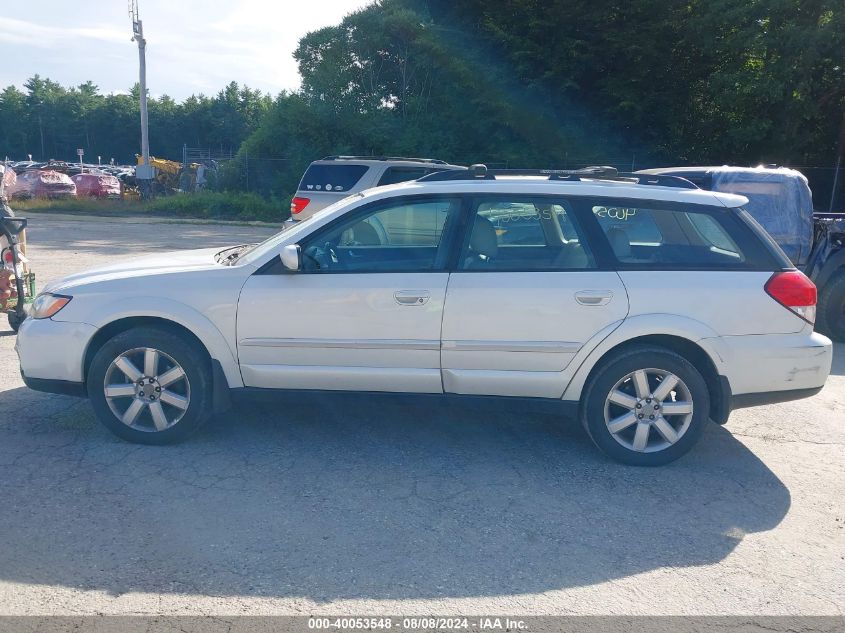 2008 Subaru Outback 2.5I Limited/2.5I Limited L.l. Bean Edition VIN: 4S4BP62C087365615 Lot: 40053548