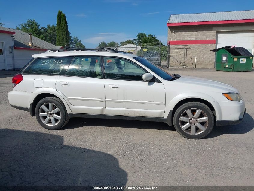 2008 Subaru Outback 2.5I Limited/2.5I Limited L.l. Bean Edition VIN: 4S4BP62C087365615 Lot: 40053548