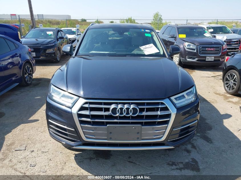 2018 Audi Q5 2.0T Premium/2.0T Tech Premium VIN: WA1BNAFY4J2023598 Lot: 40053607