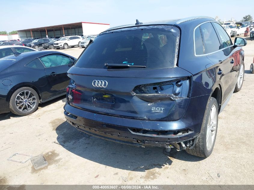 2018 Audi Q5 2.0T Premium/2.0T Tech Premium VIN: WA1BNAFY4J2023598 Lot: 40053607