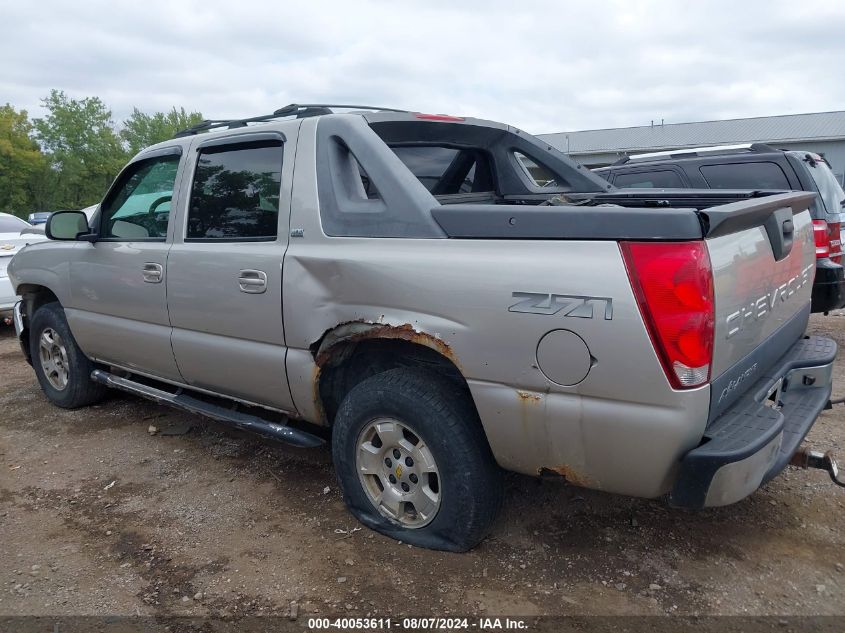 2005 Chevrolet Avalanche 1500 Z71 VIN: 3GNEK12Z65G157950 Lot: 40053611