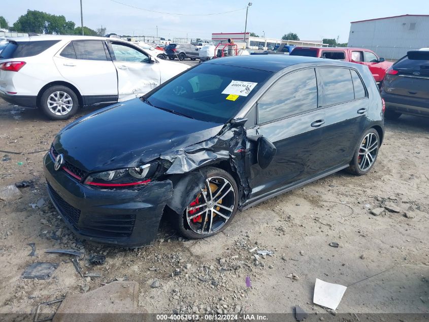 VIN 3VW447AU9HM047579 2017 Volkswagen Golf Gti, Aut... no.2