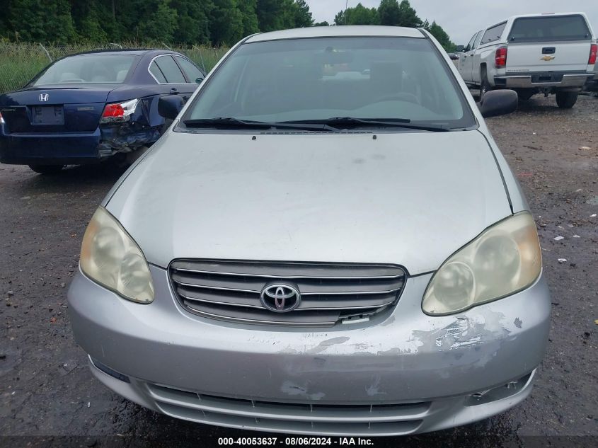 2003 Toyota Corolla Ce VIN: JTDBR32E130013806 Lot: 40053637
