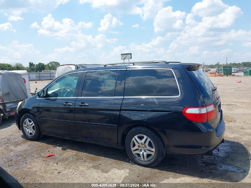 2007 Honda Odyssey Ex-L VIN: 5FNRL38767B016605 Lot: 40053639