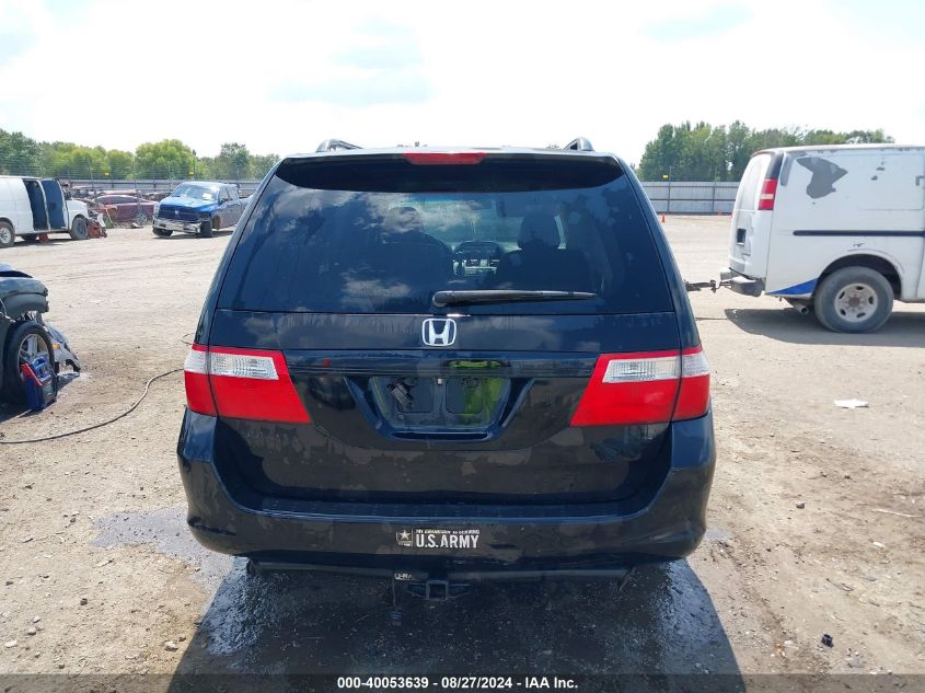 2007 Honda Odyssey Ex-L VIN: 5FNRL38767B016605 Lot: 40053639