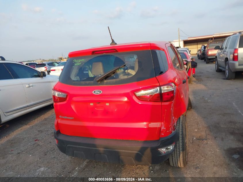 2021 Ford Ecosport S VIN: MAJ3S2FE2MC442150 Lot: 40053656