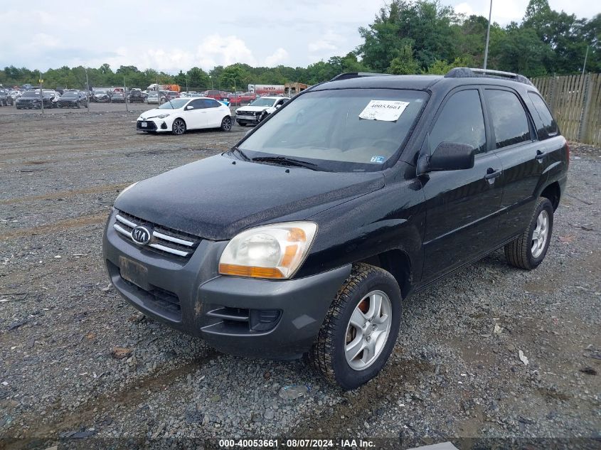 2008 Kia Sportage Lx VIN: KNDJF724187467331 Lot: 40053661