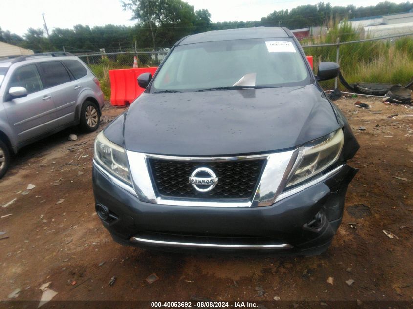 2013 Nissan Pathfinder S VIN: 5N1AR2MN4DC687205 Lot: 40053692