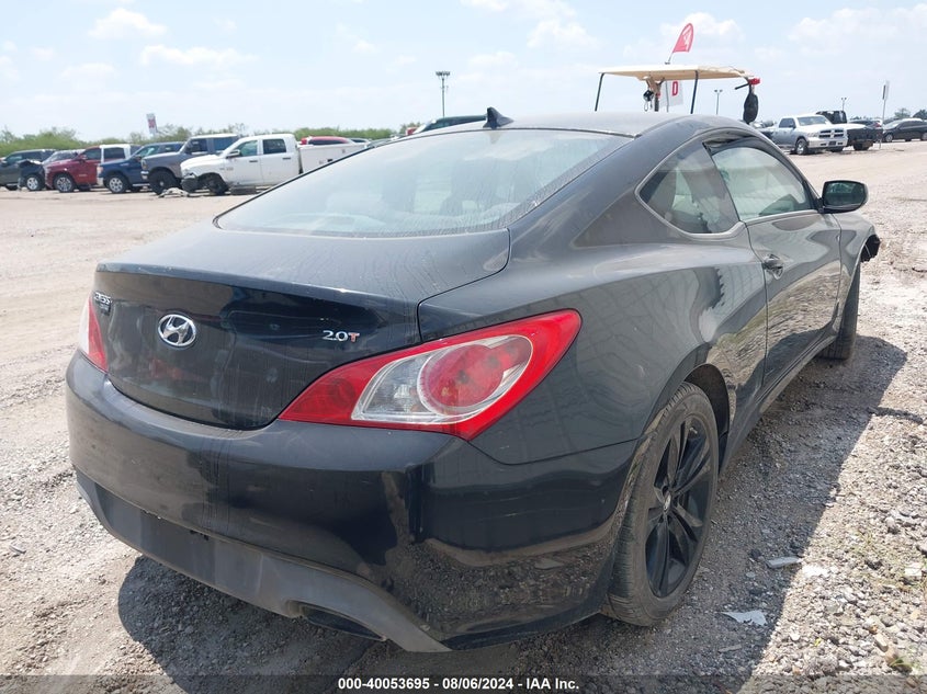 2012 Hyundai Genesis 2.0T VIN: KMHHT6KD0CU068790 Lot: 40053695