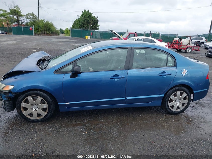 2009 Honda Civic Lx VIN: 2HGFA16579H520562 Lot: 40053815