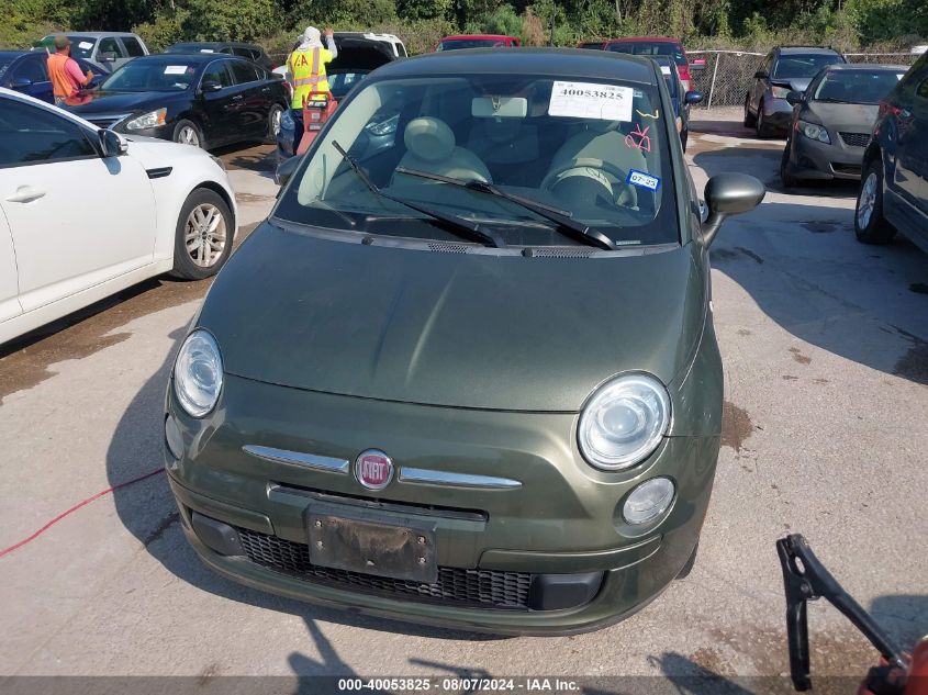2012 Fiat 500 Pop VIN: 3C3CFFAR7CT380087 Lot: 40053825