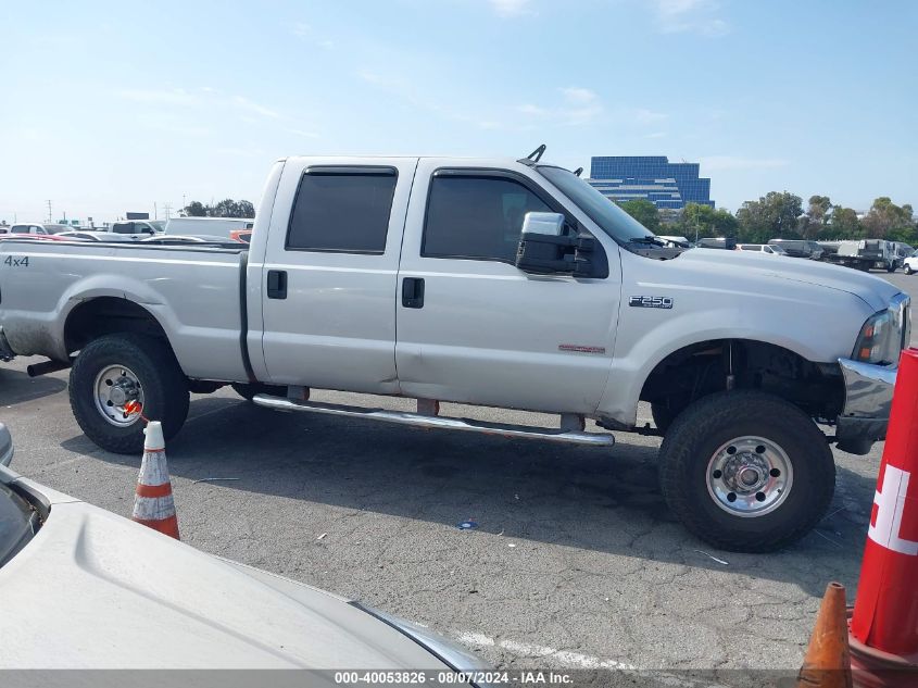 2004 Ford F-250 Lariat/Xl/Xlt VIN: 1FTNW21P34EC18762 Lot: 40053826