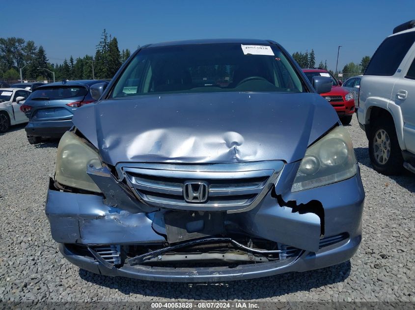 2005 Honda Odyssey Ex VIN: 5FNRL38485B074928 Lot: 40053828