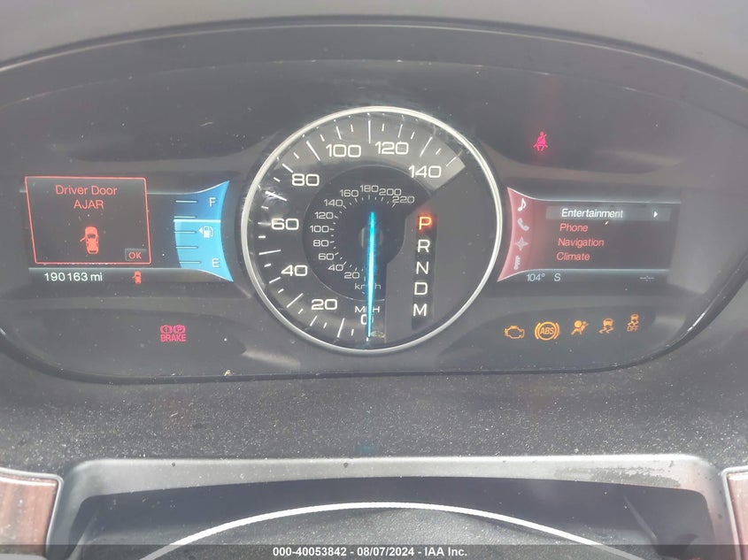 2011 Ford Edge Limited VIN: 2FMDK3KC1BBA71404 Lot: 40053842