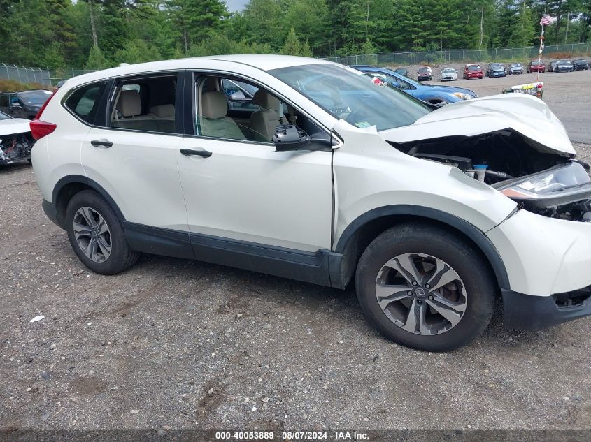 2017 Honda Cr-V Lx VIN: 2HKRW6H36HH224265 Lot: 40053889