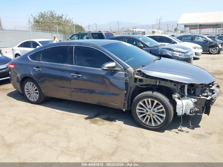 2013 Toyota Avalon Hybrid Limited VIN: 4T1BD1EB0DU017291 Lot: 40053910