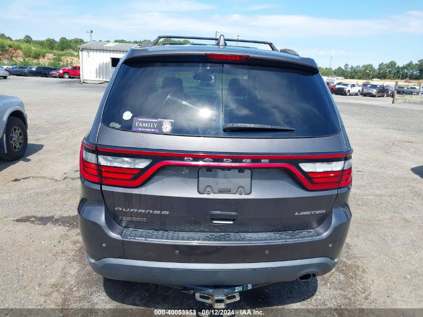 2014 Dodge Durango Limited VIN: 1C4RDHDG5EC593555 Lot: 40053953