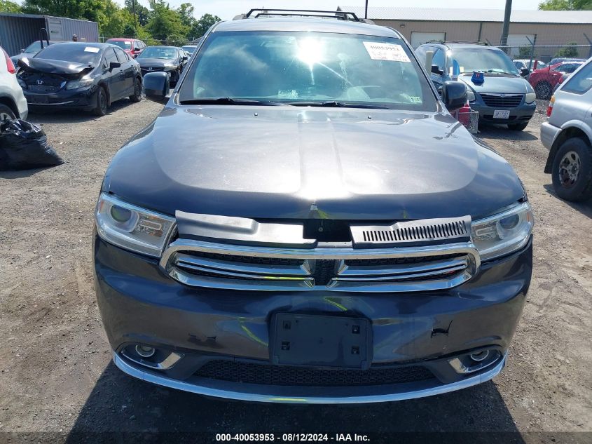 2014 Dodge Durango Limited VIN: 1C4RDHDG5EC593555 Lot: 40053953