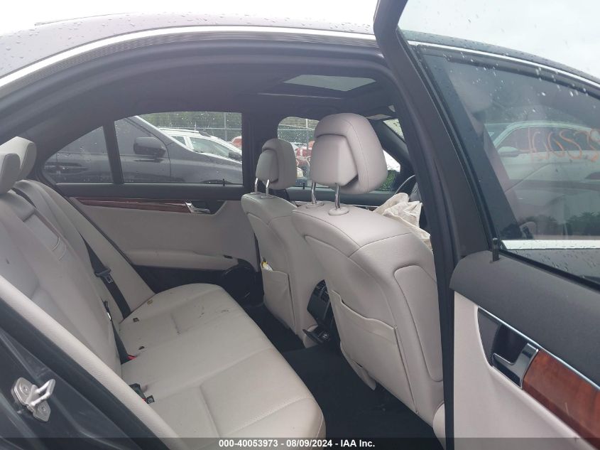 2011 Mercedes-Benz C 300 4Matic VIN: WDDGF8BB9BR182098 Lot: 40053973