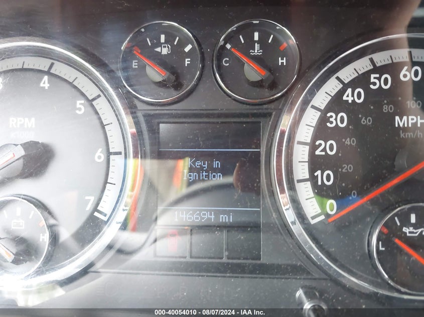 2009 Dodge Ram 1500 Slt/Sport/Trx VIN: 1D3HB13T99S718504 Lot: 40054010