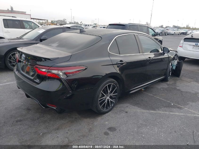 2022 TOYOTA CAMRY SE HYBRID - 4T1G31AK7NU574635