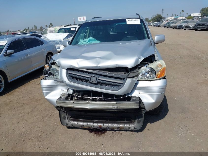 2003 Honda Pilot Ex-L VIN: 2HKYF18573H563755 Lot: 40054065