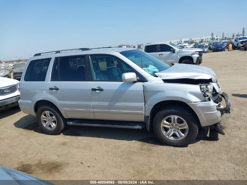 2003 Honda Pilot Ex-L VIN: 2HKYF18573H563755 Lot: 40054065