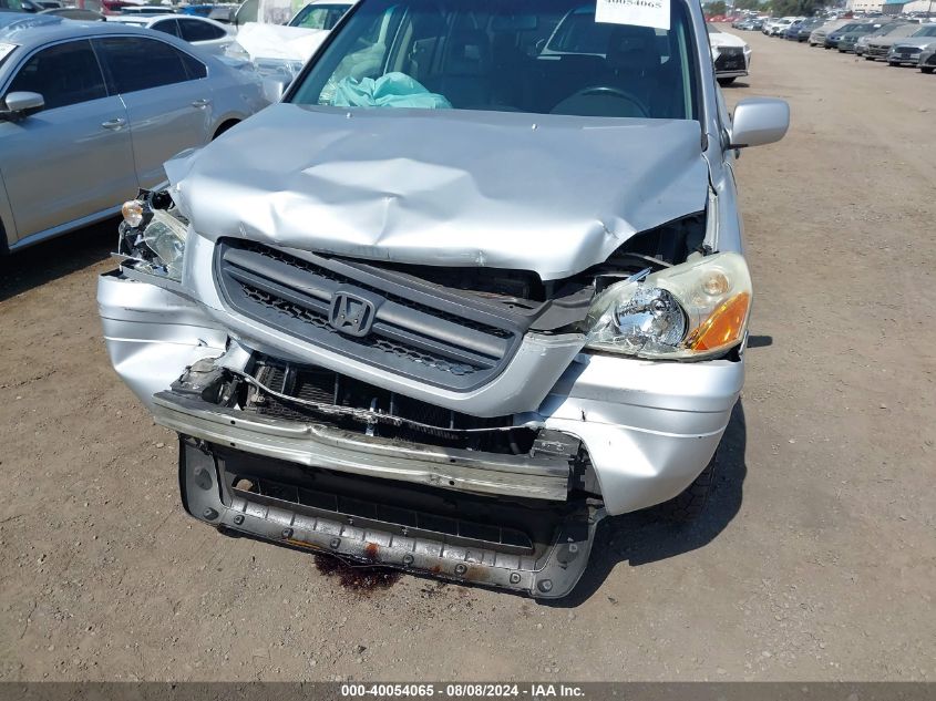 2003 Honda Pilot Ex-L VIN: 2HKYF18573H563755 Lot: 40054065