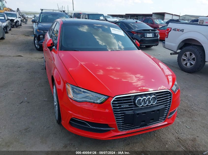 2016 Audi A3 E-Tron Prestige VIN: WAUSPBFFXGA061448 Lot: 40054126