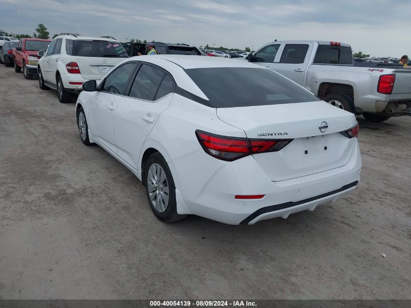 2020 Nissan Sentra S Xtronic Cvt VIN: 3N1AB8BV4LY288530 Lot: 40054139