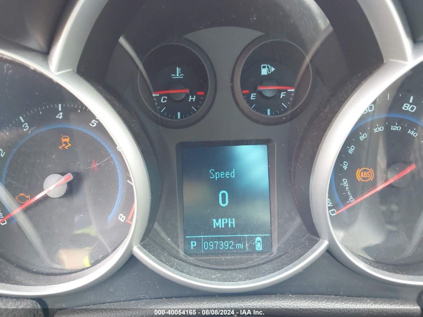 2012 Chevrolet Cruze 1Lt VIN: 1G1PF5SC6C7345653 Lot: 40054165