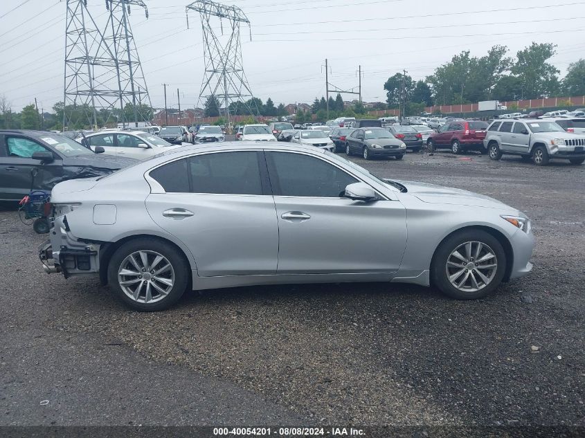 2014 Infiniti Q50 Premium/Sport VIN: JN1BV7AR4EM705709 Lot: 40054201