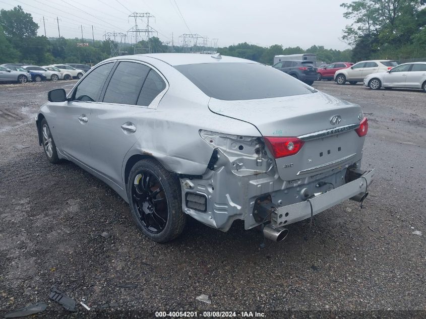 2014 Infiniti Q50 Premium/Sport VIN: JN1BV7AR4EM705709 Lot: 40054201