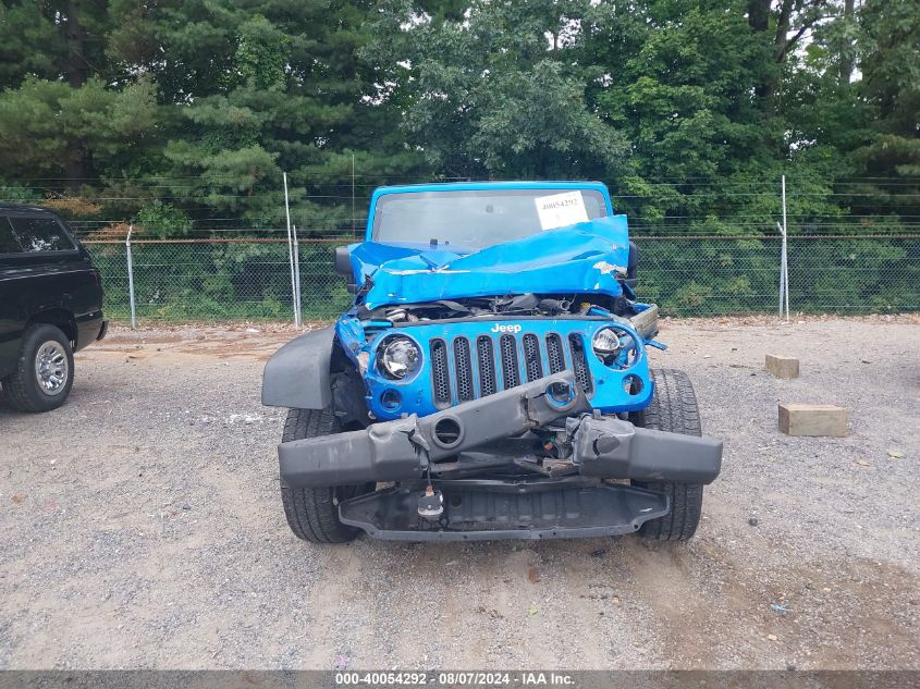 2016 Jeep Wrangler Unlimited Sport VIN: 1C4BJWDG7GL203167 Lot: 40054292