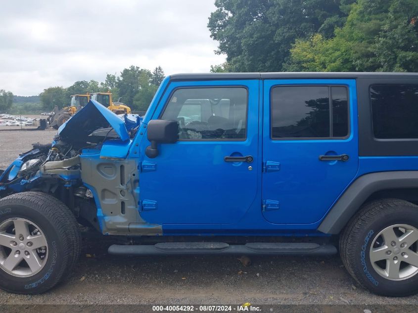 2016 Jeep Wrangler Unlimited Sport VIN: 1C4BJWDG7GL203167 Lot: 40054292