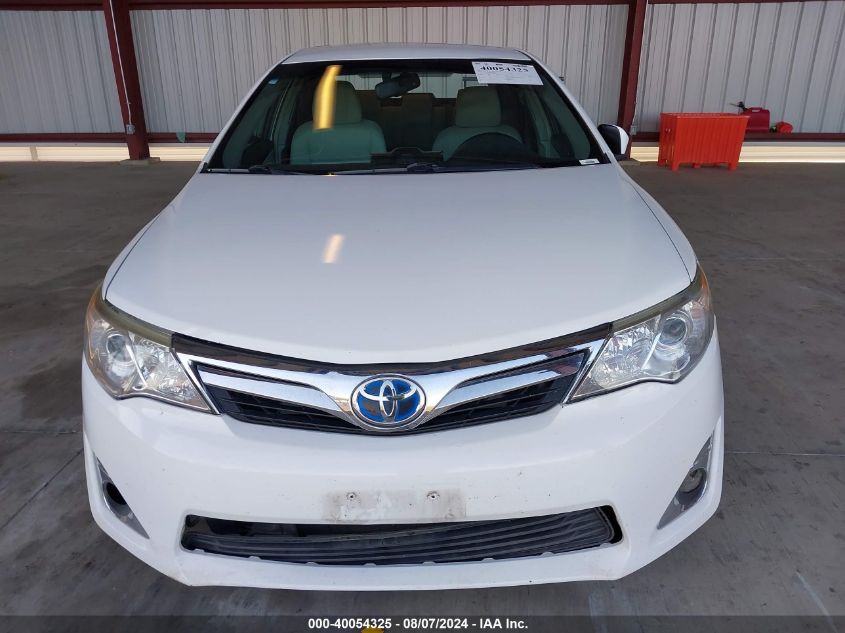 2012 Toyota Camry Hybrid Xle VIN: 4T1BD1FK5CU020992 Lot: 40054325