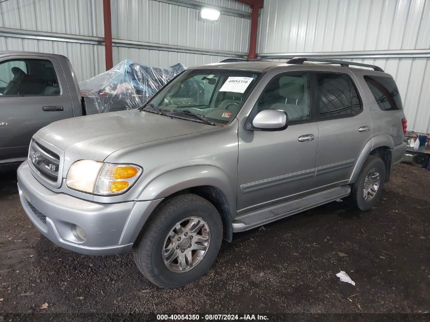 2004 Toyota Sequoia Sr5 V8 VIN: 5TDBT44A84S222136 Lot: 40054350