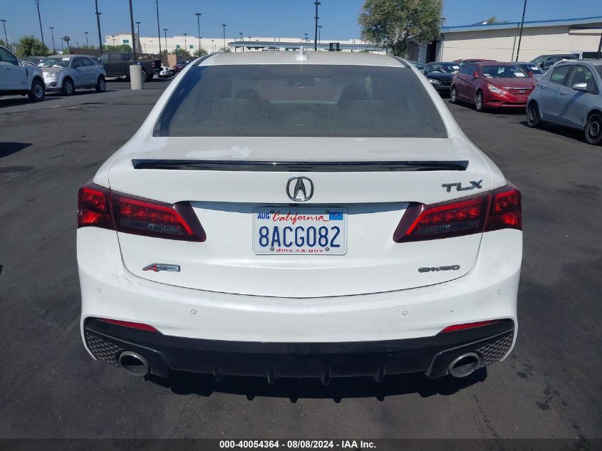 2018 Acura Tlx Tech A-Spec Pkgs VIN: 19UUB3F66JA002499 Lot: 40054364