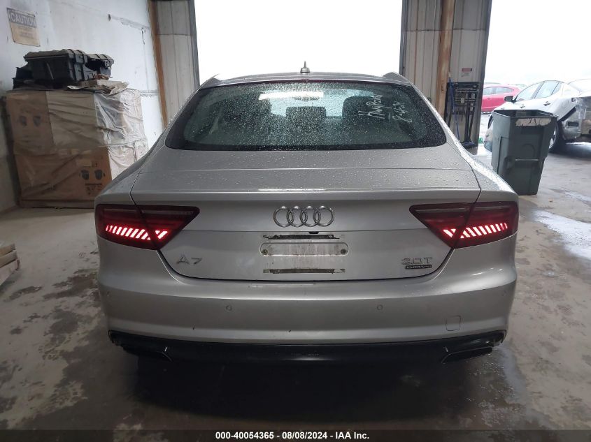 2016 Audi A7 3.0T Premium Plus VIN: WAU2GAFC6GN004494 Lot: 40054365